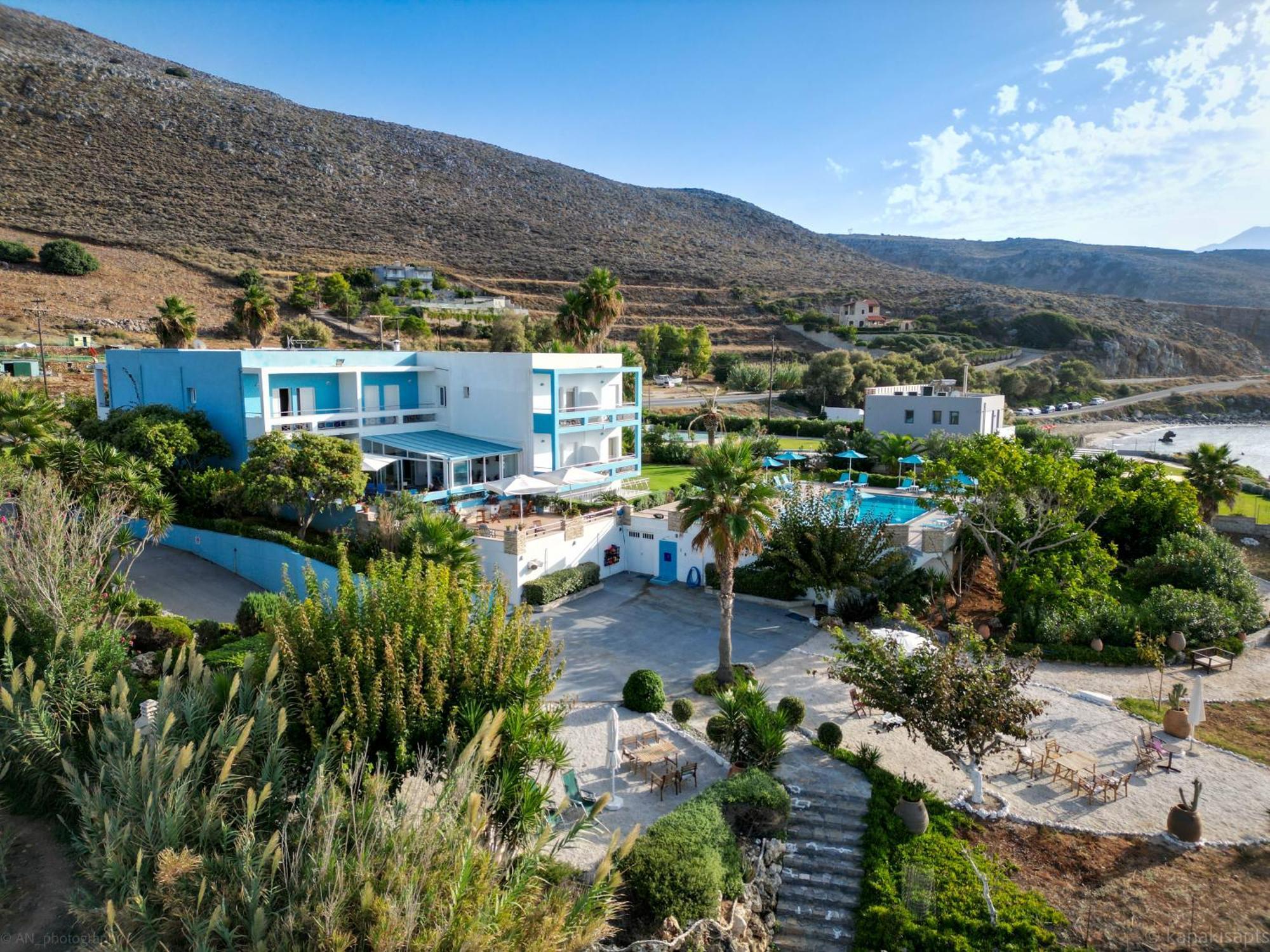 Kanakis Blue Beach Apartments Petres  Exterior foto
